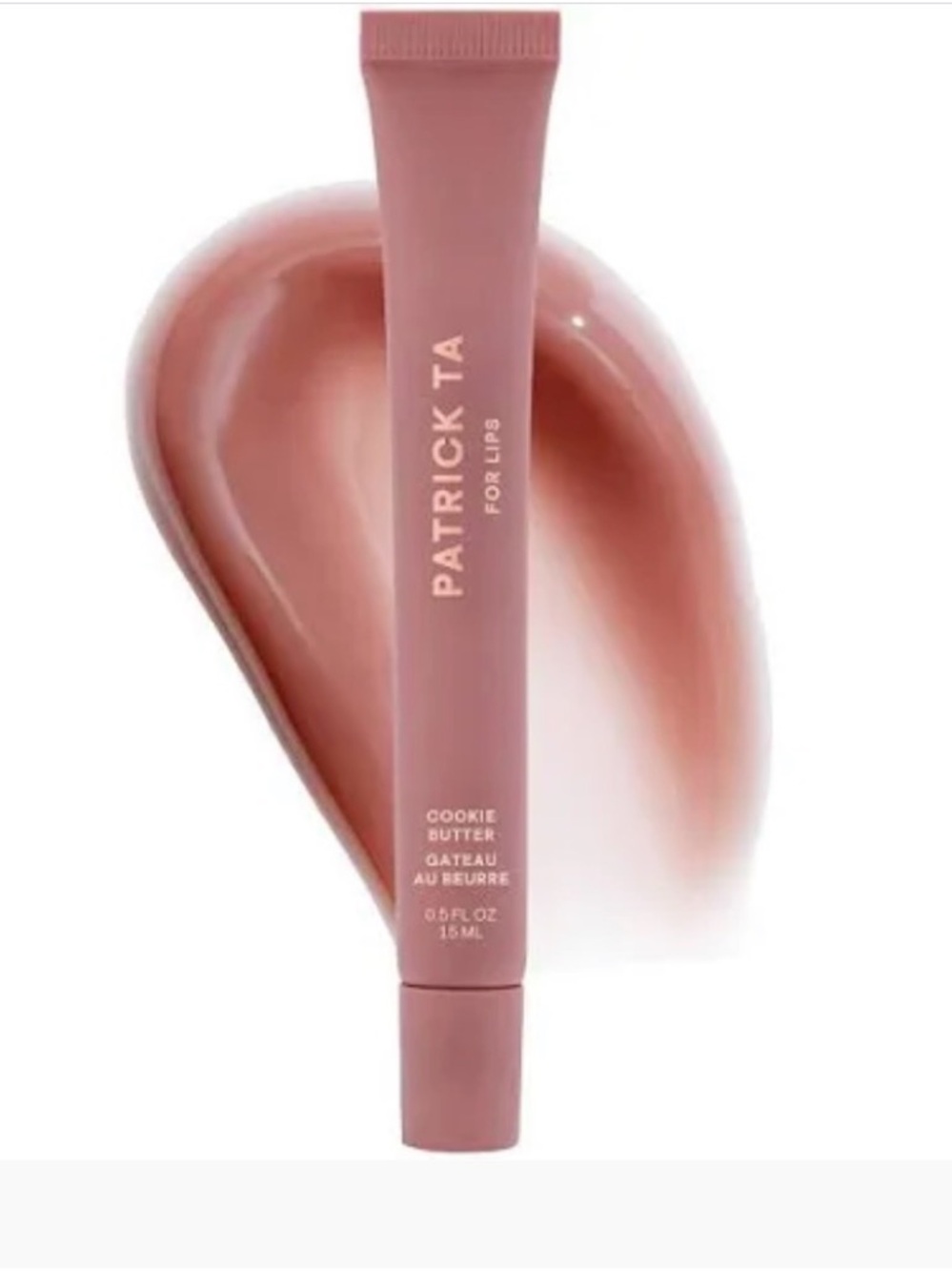 Patrick Ta Cookie Butter Tinted Lip Cream - Mauve Pink